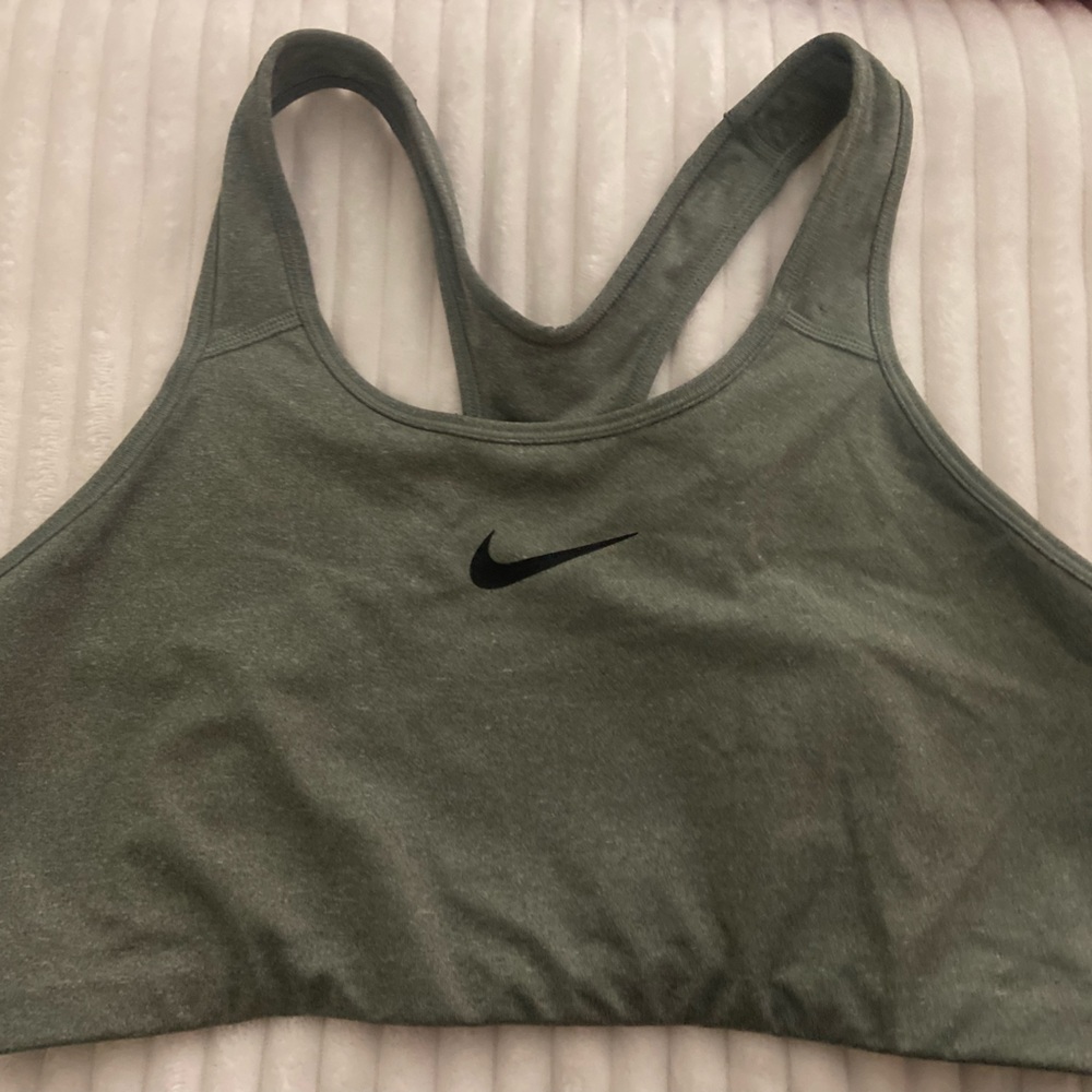 Nike grey sports bra